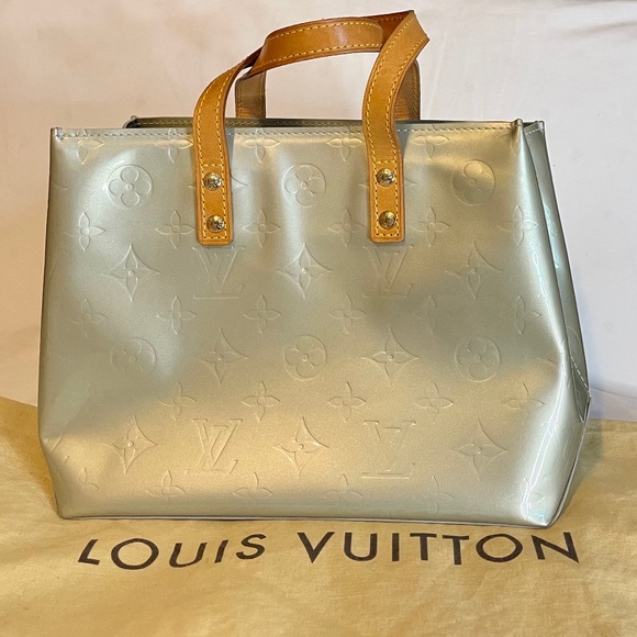 Louis Vuitton Silver Monogram Vernis Reade PM Bag Louis Vuitton